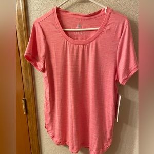 NWT- RBX Pink athletic top, L